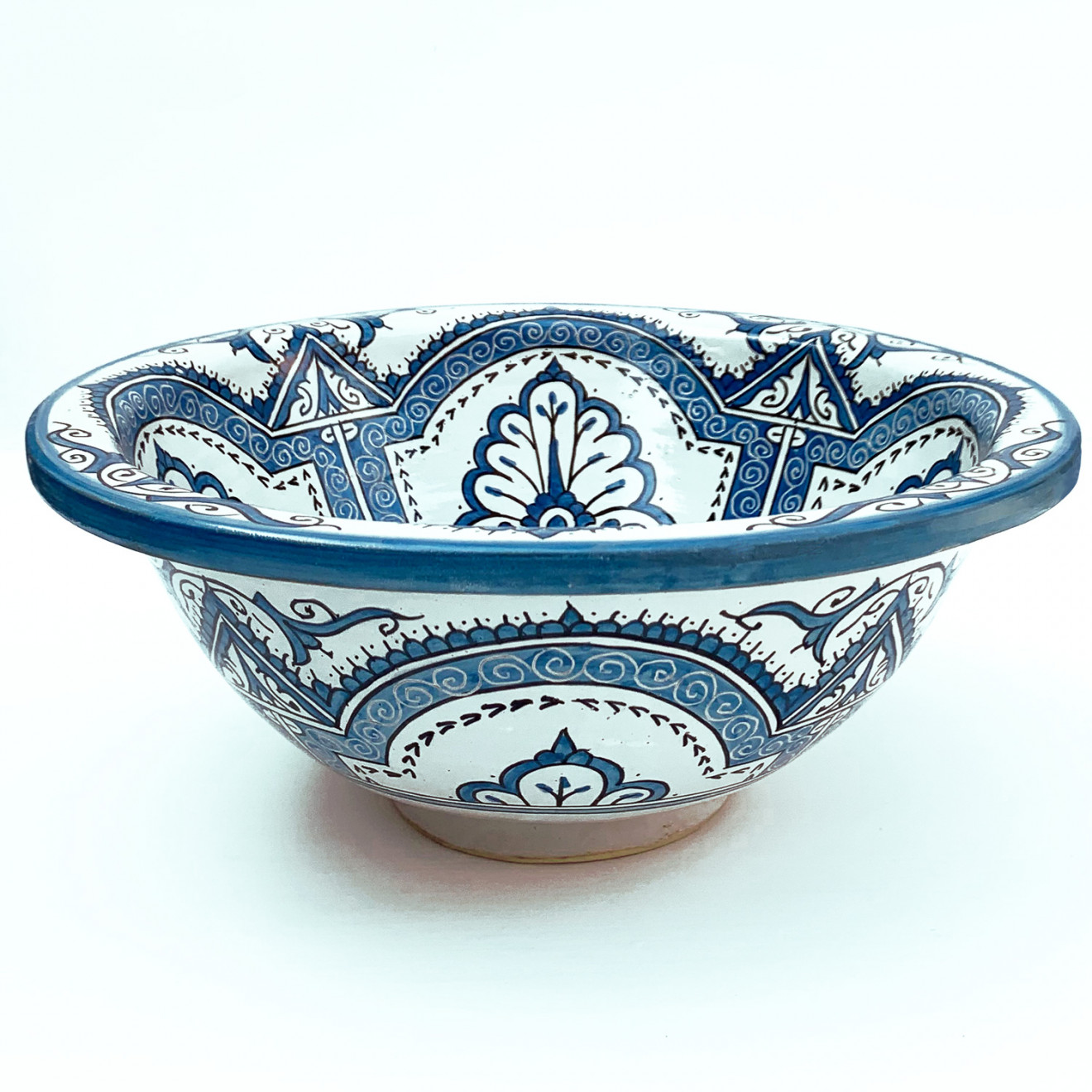 handbemaltes Keramik Waschschüssel TW-I