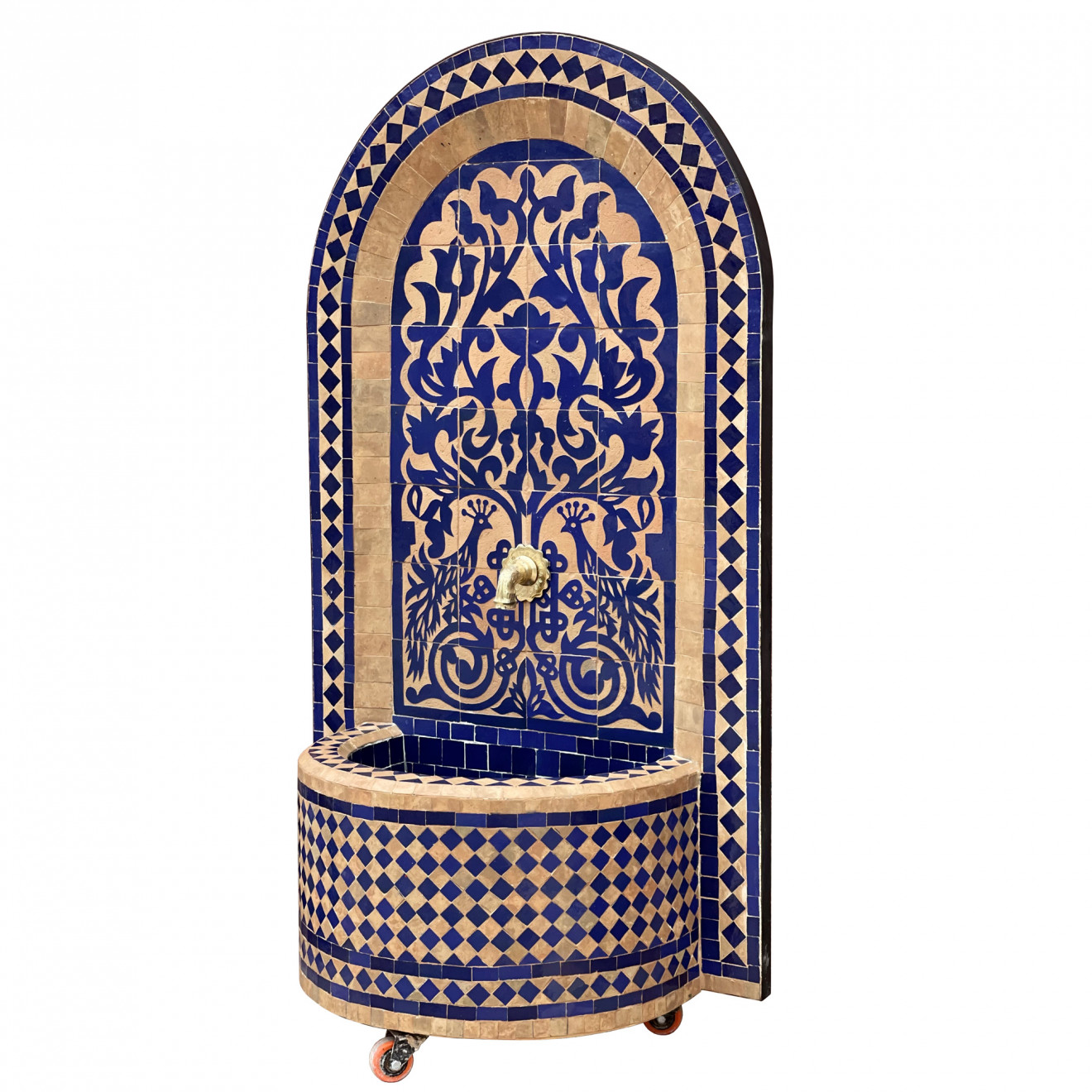 Gartenbrunnen TAOUS Blau H120cm