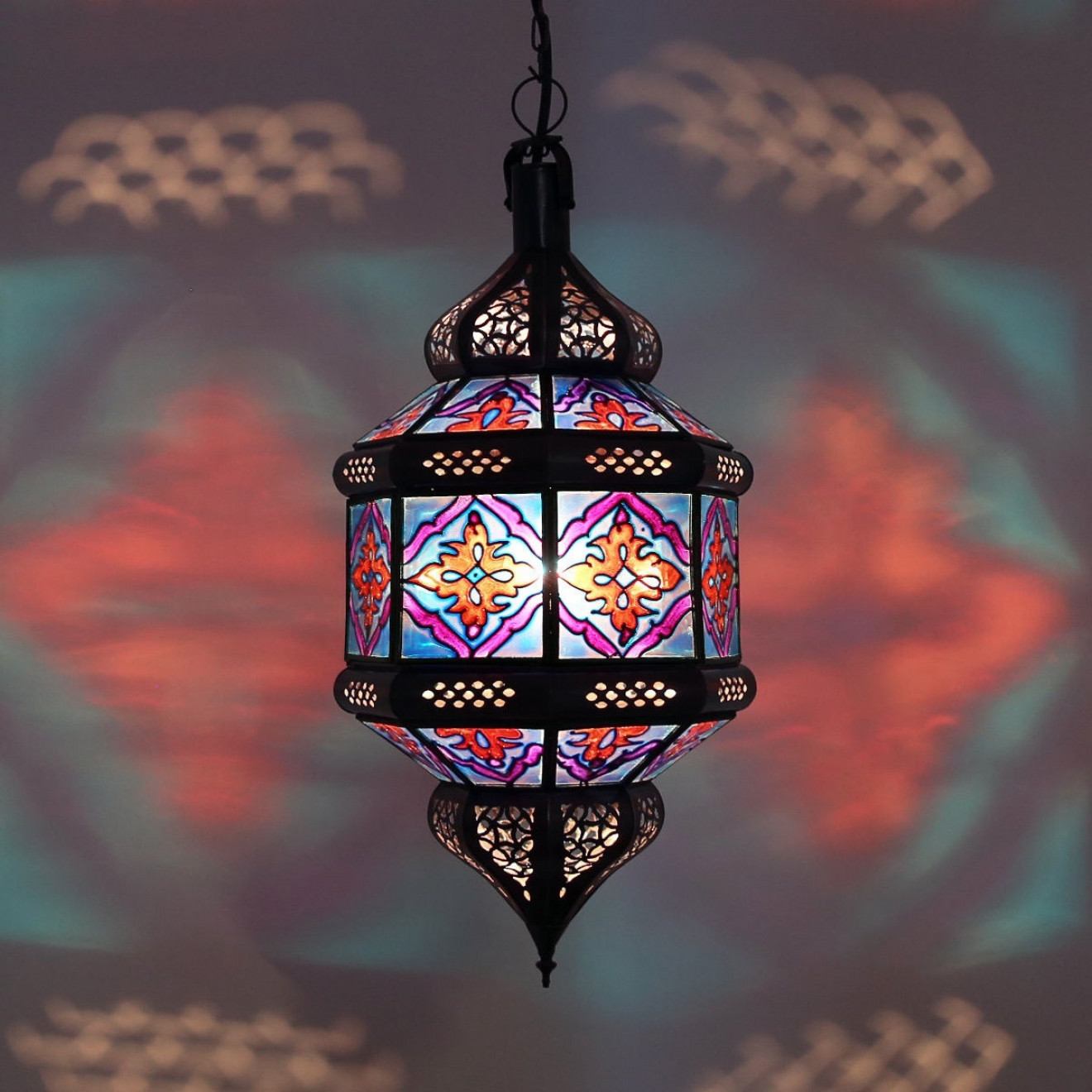 Arabische orientalische Hängelampe Titia-Zwak