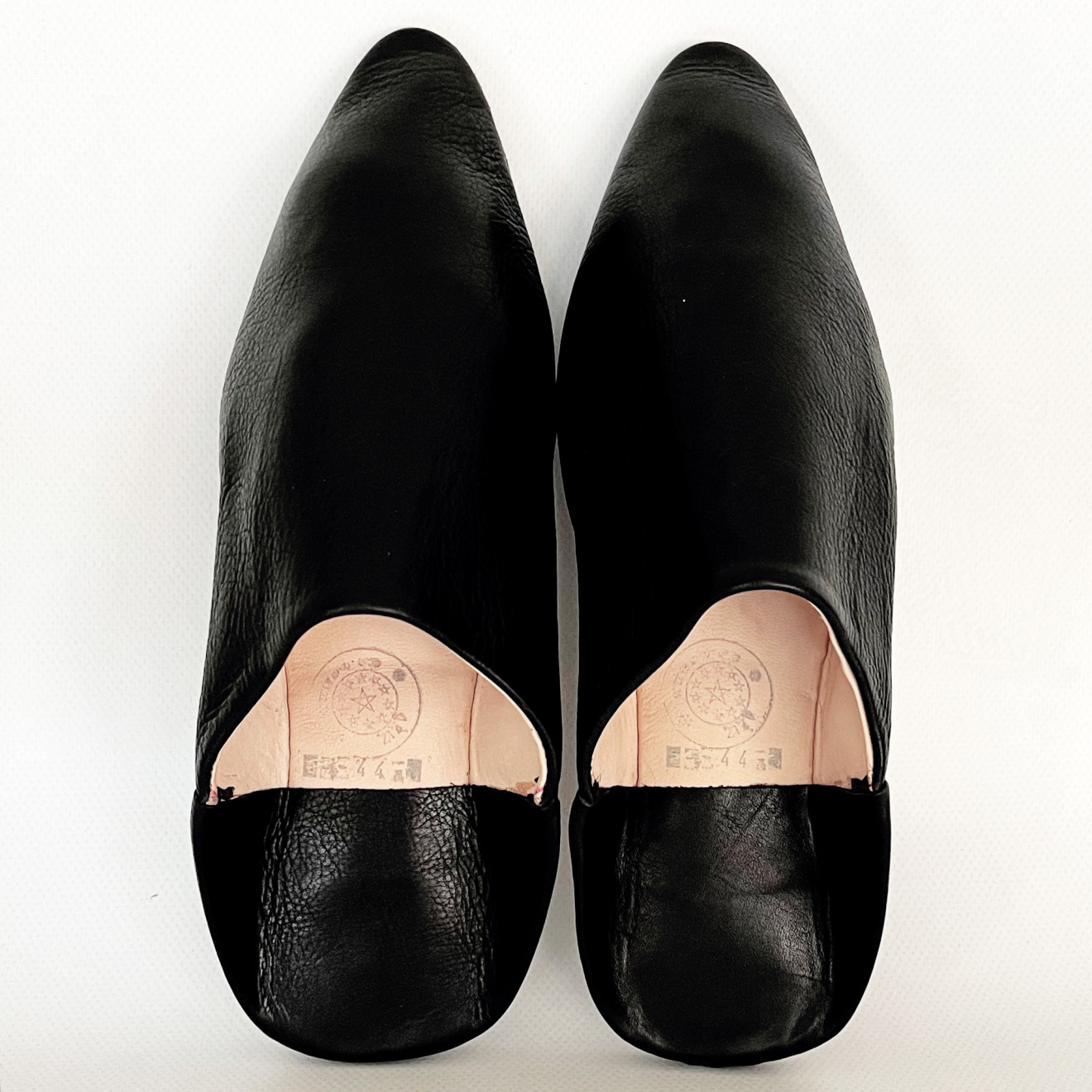 Marokkanische Leder Babouche FEZ schwarz