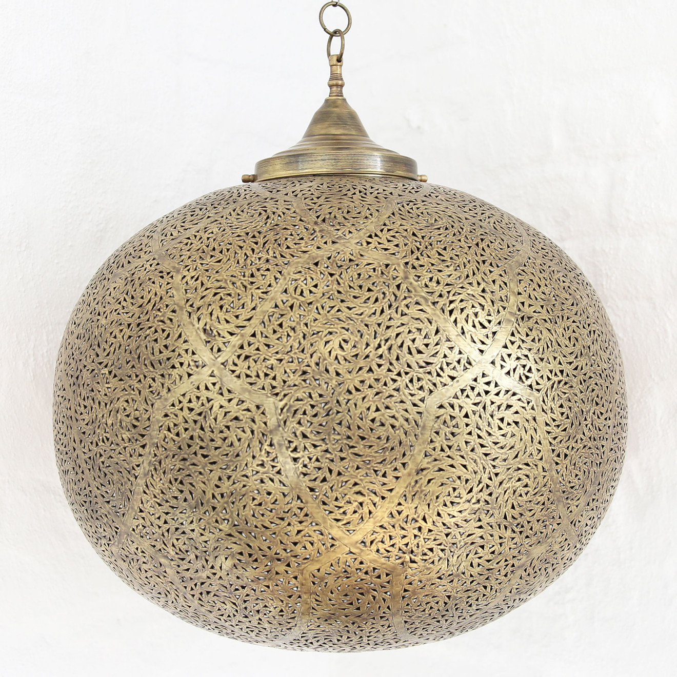 Orientalische messing Kugel-Lampe BERSCHA