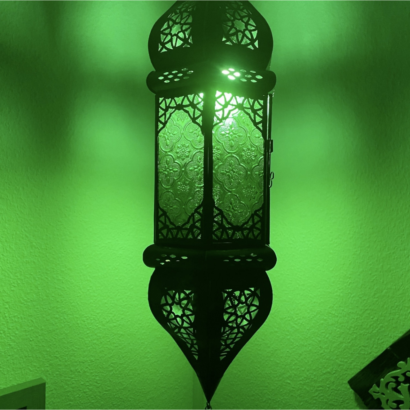 Arabische Pendelleuchte SULTANA Grün