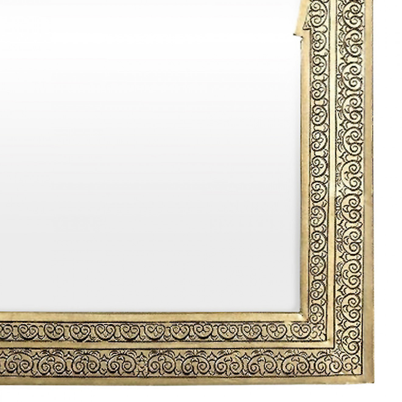 Orientalischer Messing Spiegel KASIM-L H38cm