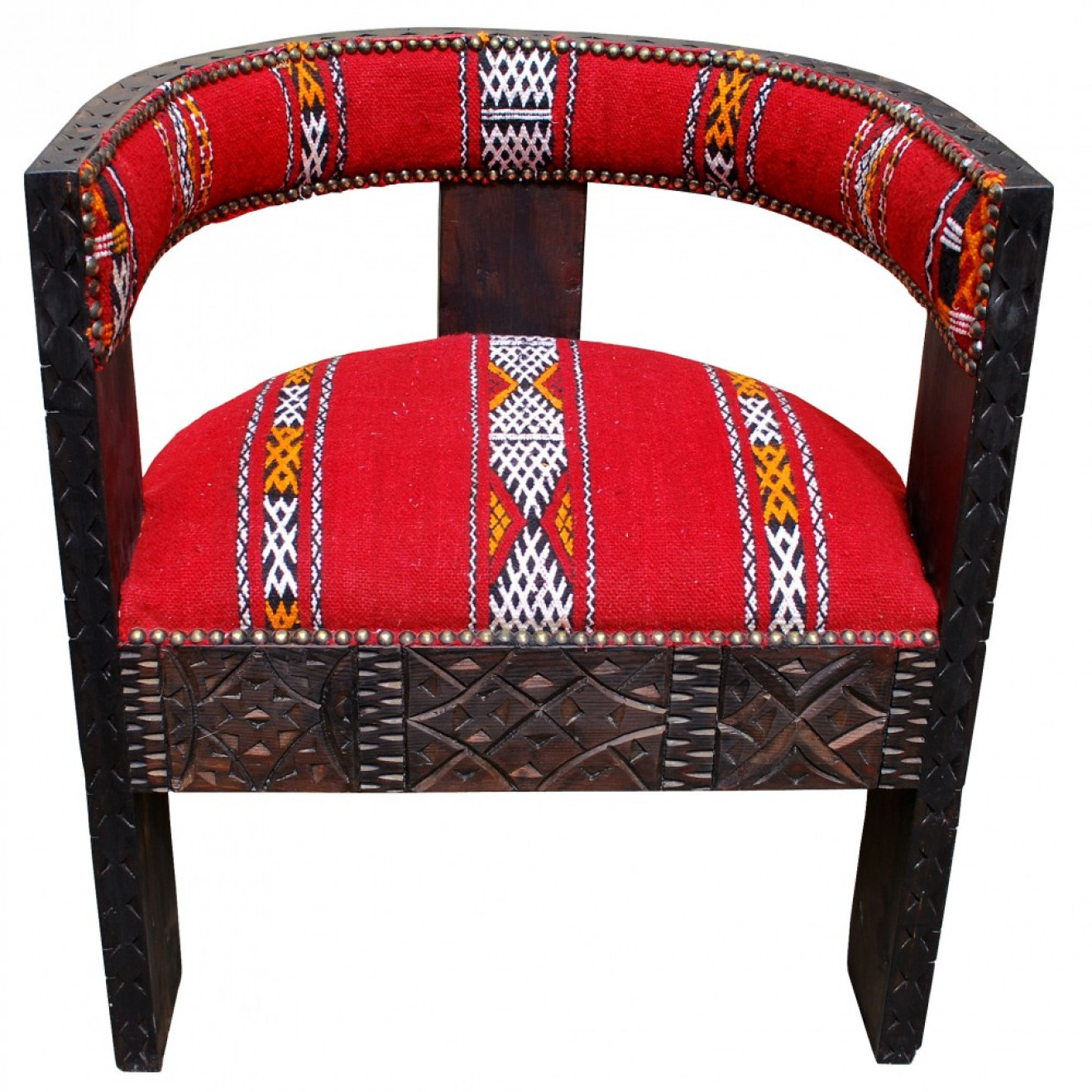 Orientalischer Sessel "Kelim" mit echtem Kelim