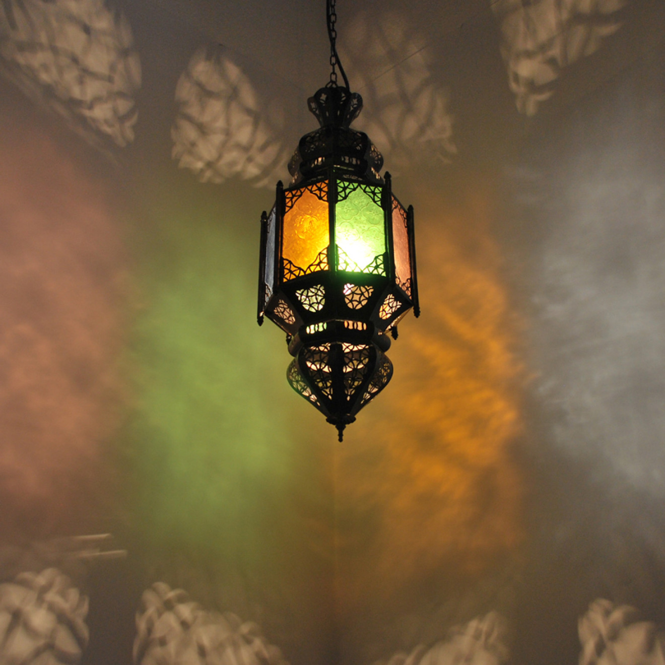 Marokkanische Lampe "Lafna" Multi