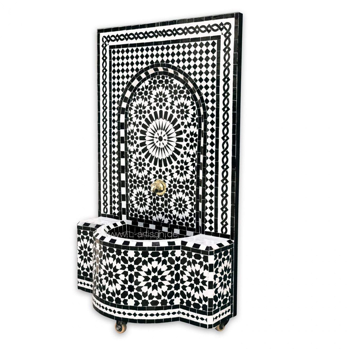 Marokkanischer Brunnen aus Mosaik LANOIRE 130X70cm