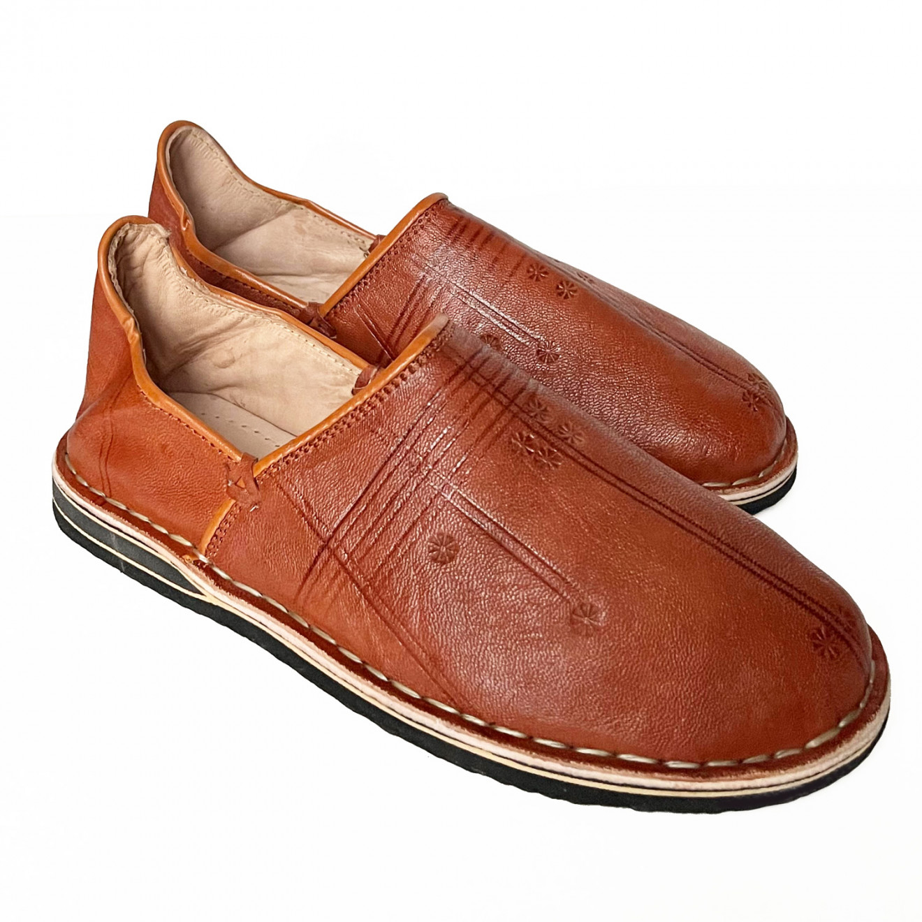 Marokkanische Schuhe Cognac MARAKKECH