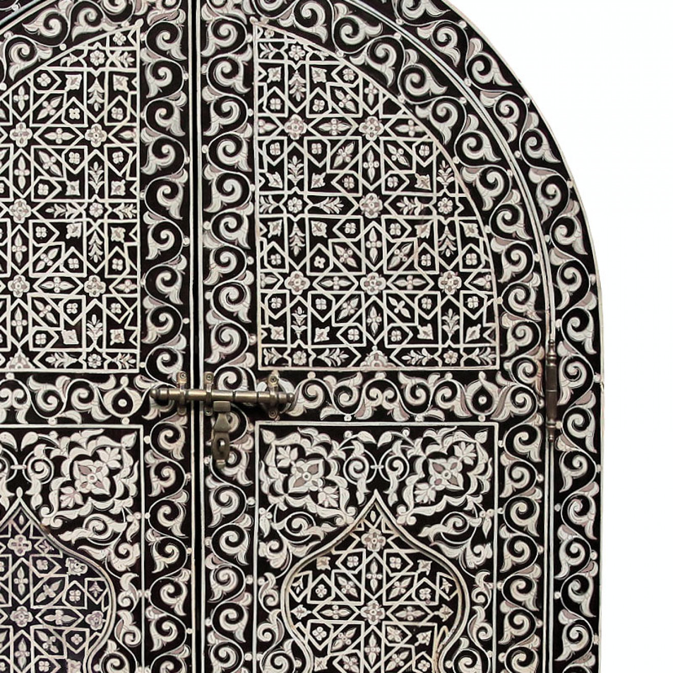 marokkanischer schrank schwarz und weiss