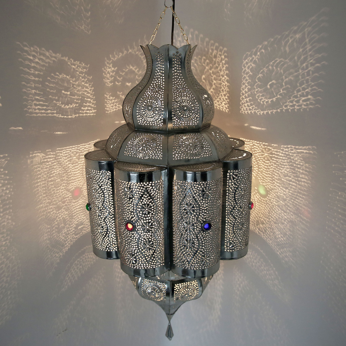 Orientalische Hängeleuchte PALAS H95cm