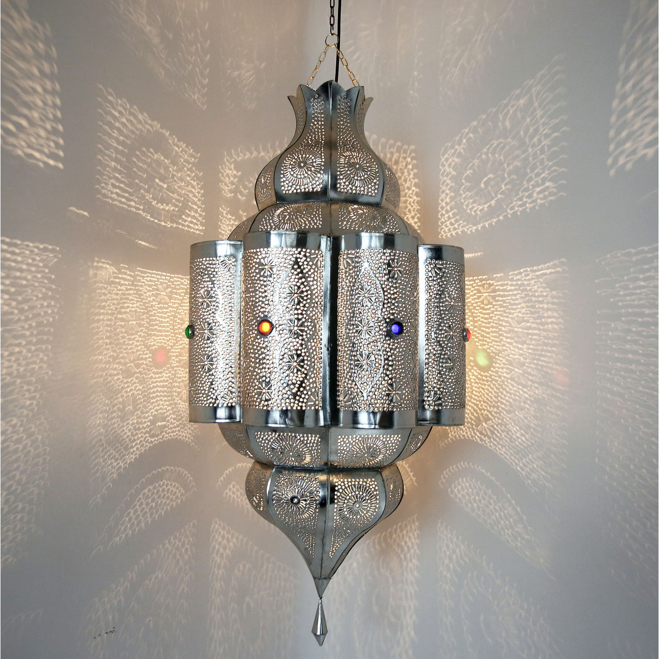 Orientalische Hängeleuchte PALAS H95cm