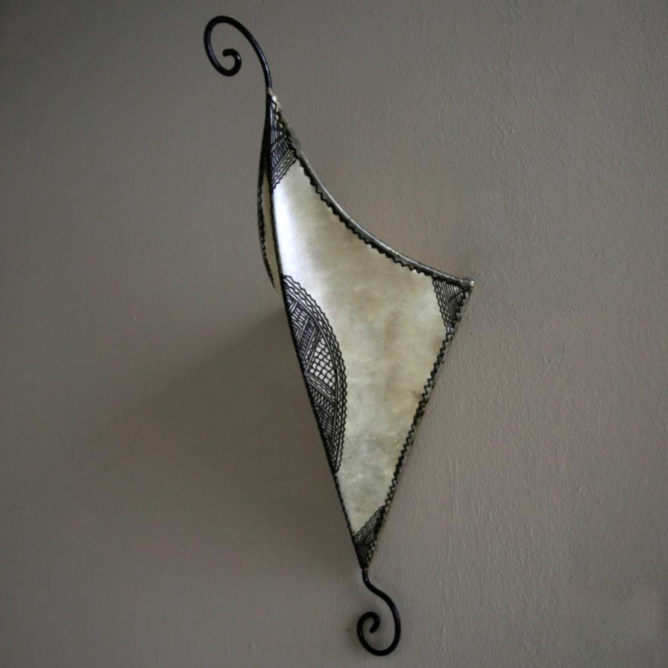 Marokkanischer Lampenschirm RISCHA Natur H47cm