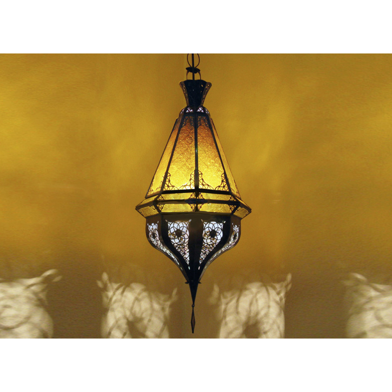 Orientalische Lampe SAMAKA Amber