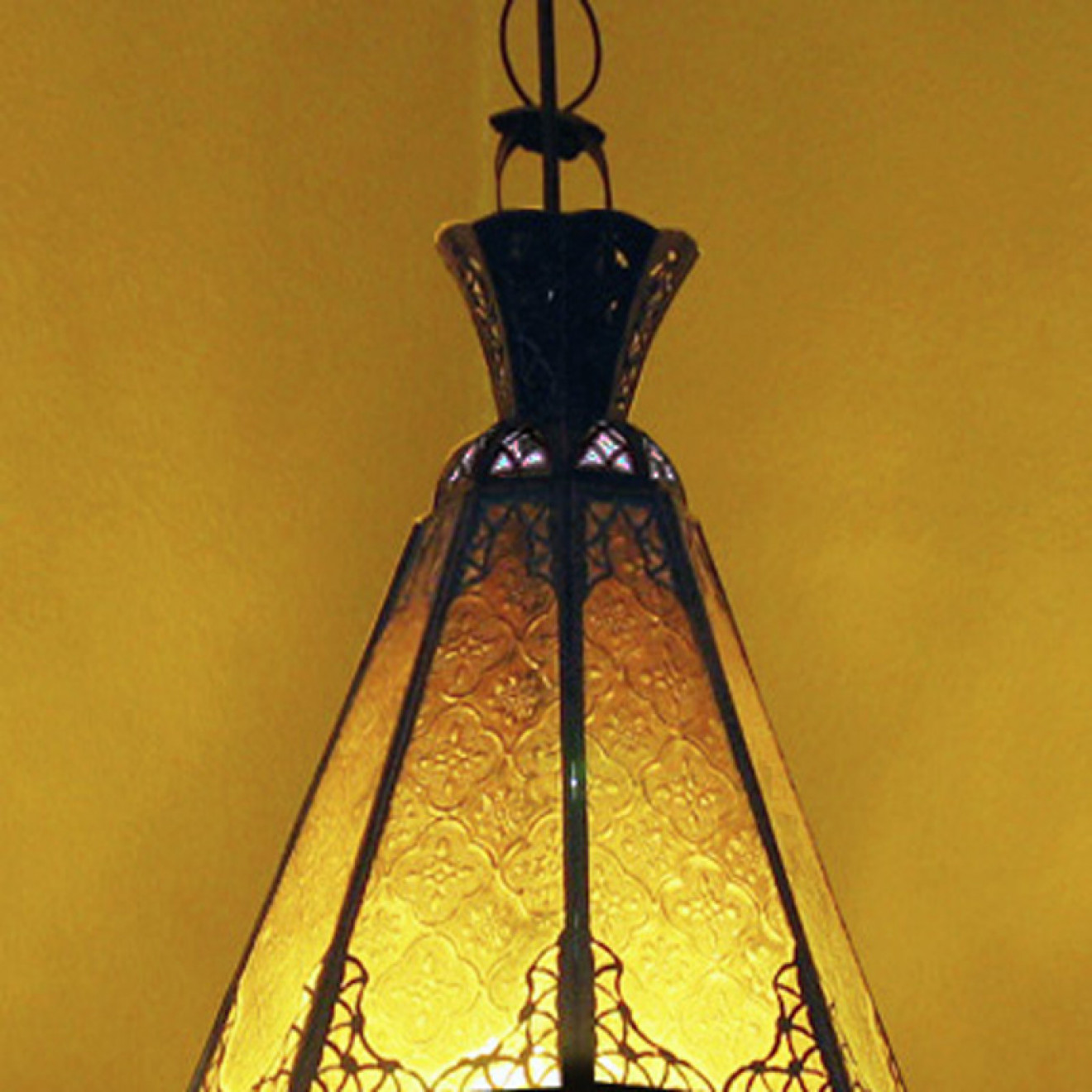 Orientalische Lampe SAMAKA Amber