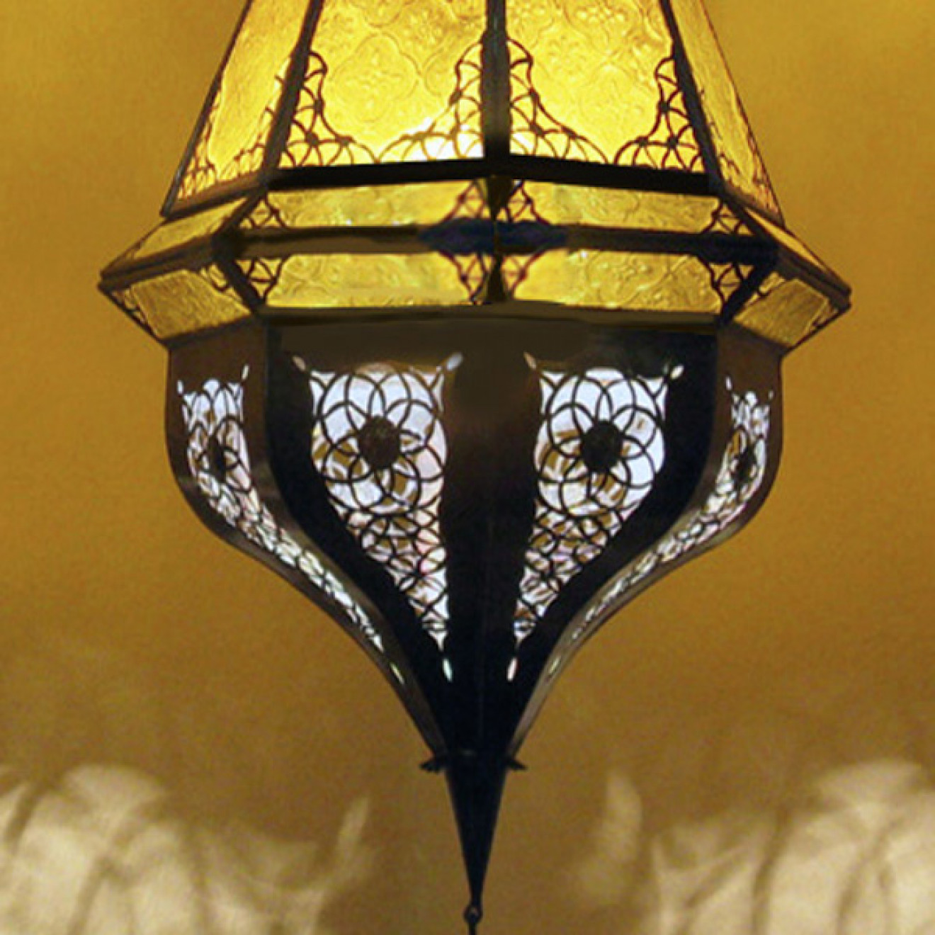 Orientalische Lampe SAMAKA Amber