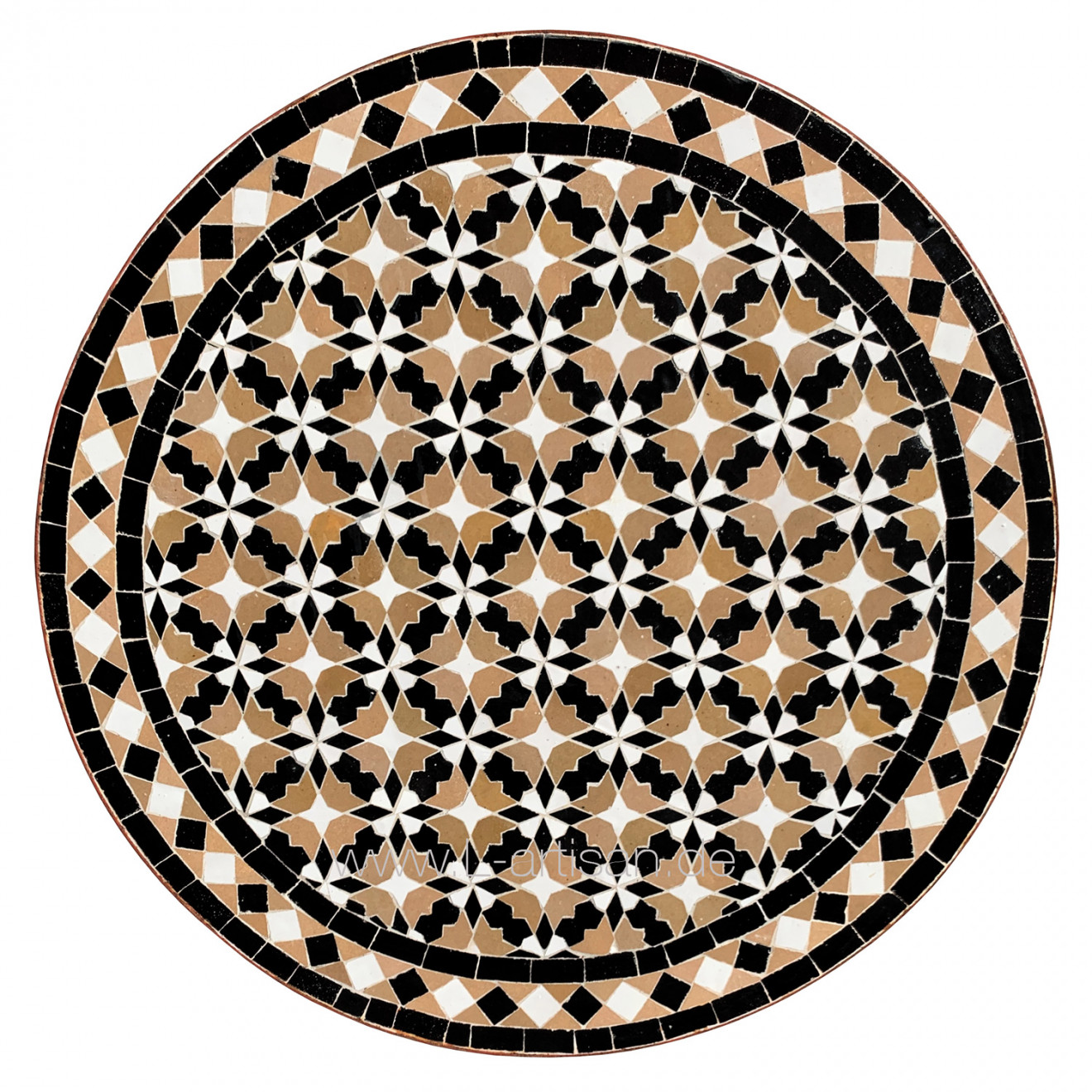 Marokkanischer Mosaiktisch Senegal-1 D60cm