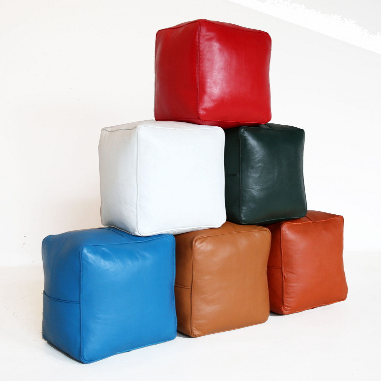 Orientalisches Sitzkissen CARRE 45x45 cm Rot