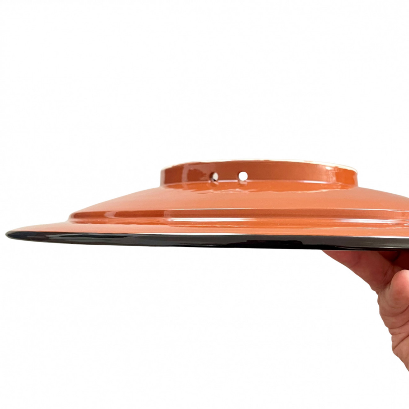 Marokkanische handbemalte Keramikschale Ø40cm grün/weiß