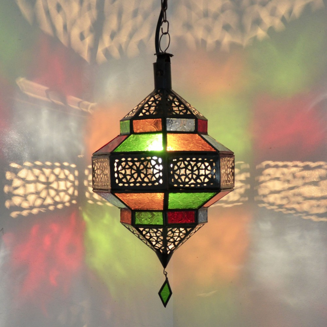 Marokkanische Hängeleuchte TOUPI Multi H40cm