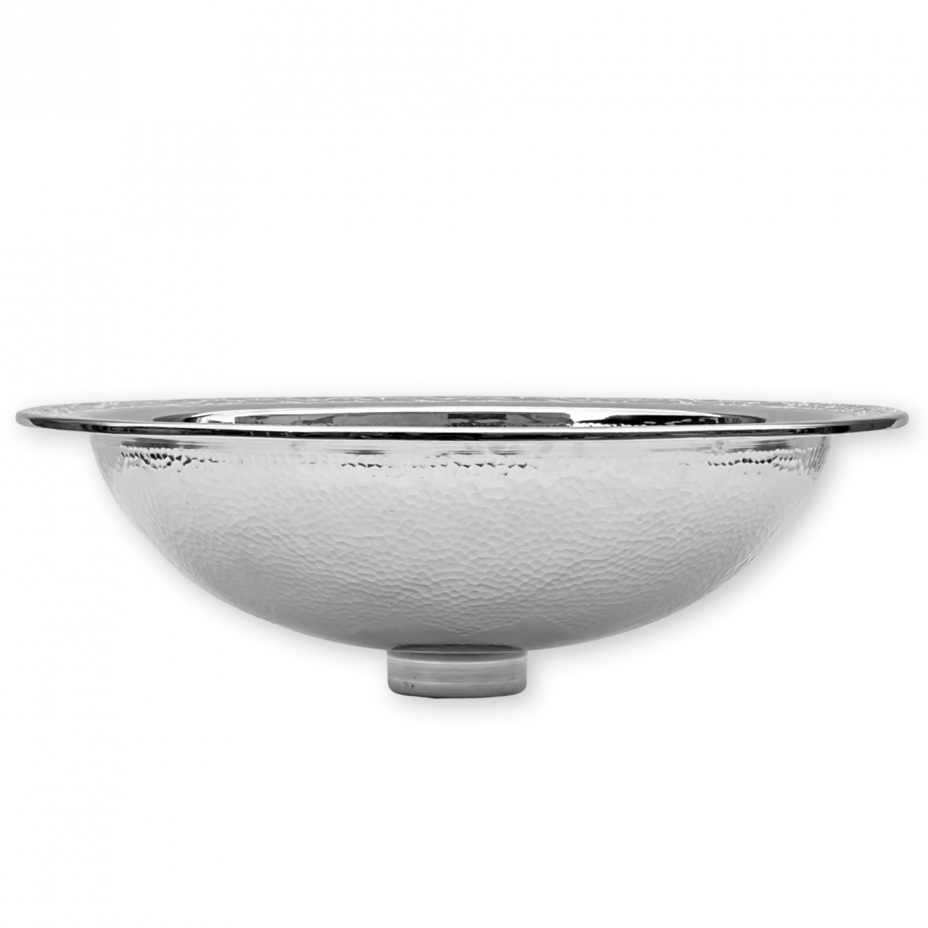 Marokkanisches Waschbecken Rund versilbertes Messing FES