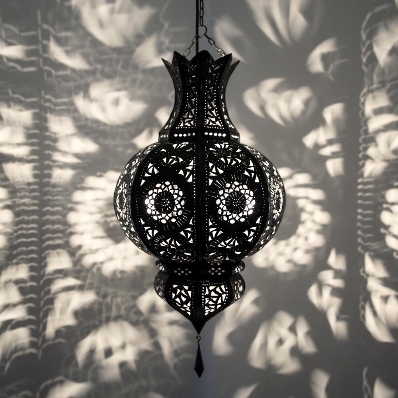 Orientalische Lampen "Yamina" Dunkelbraun