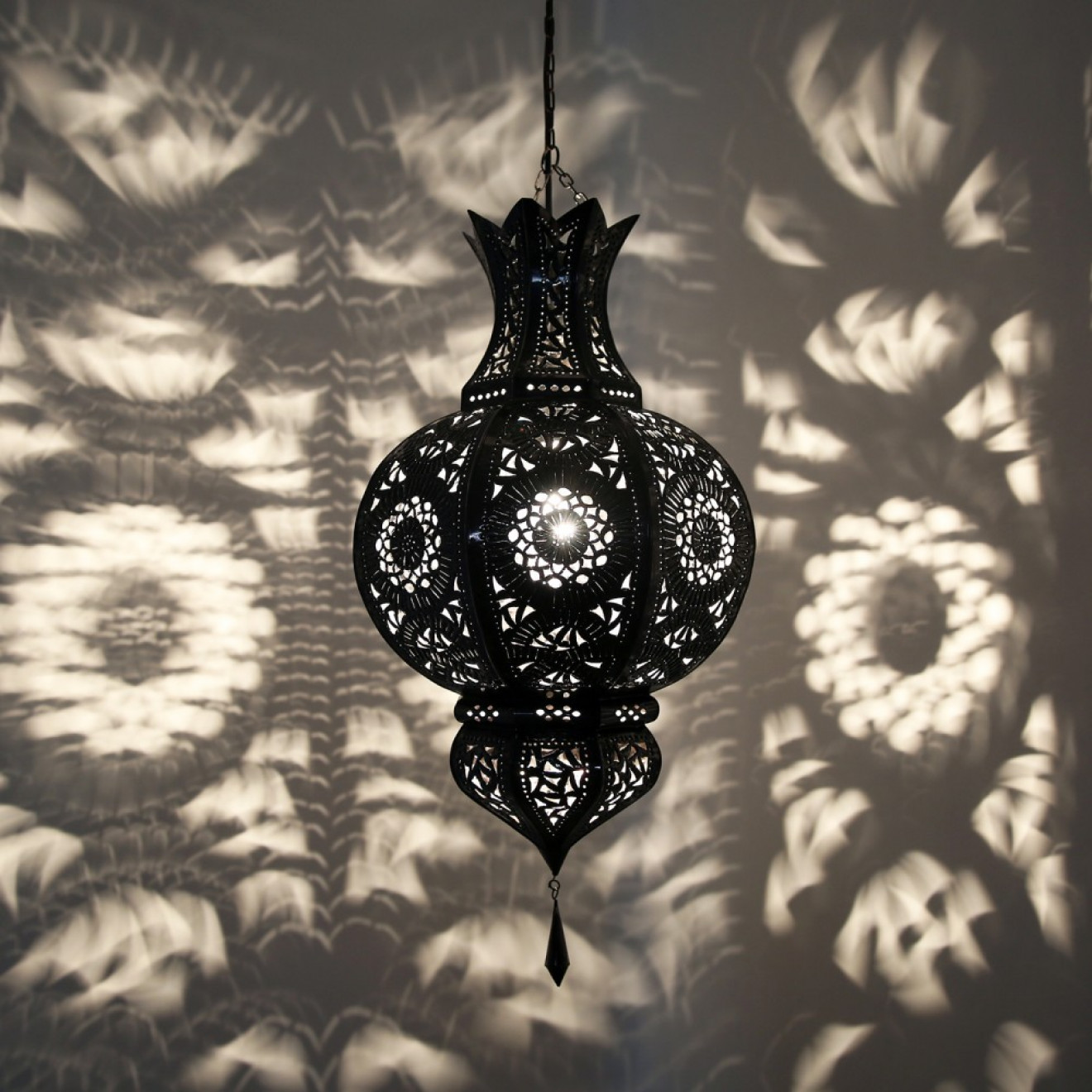 Orientalische Lampen Yamina Dunkelbraun