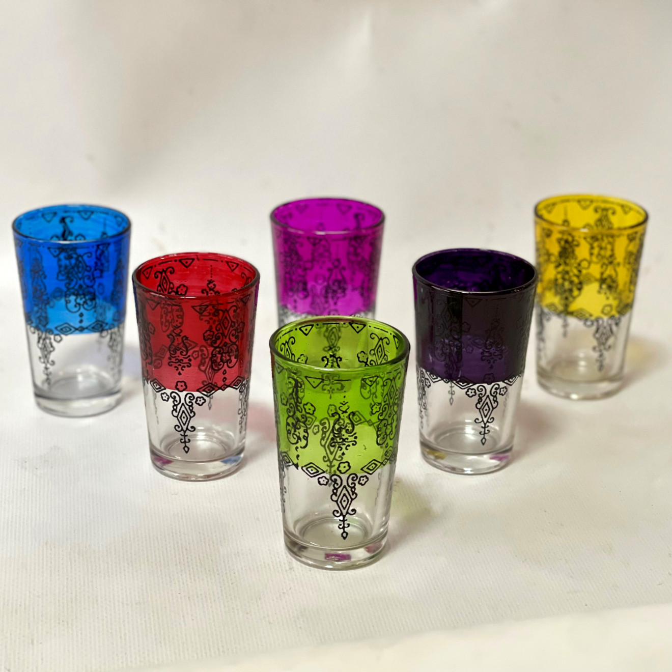 Marokkanische Teegläser "Zina" 6 Stück