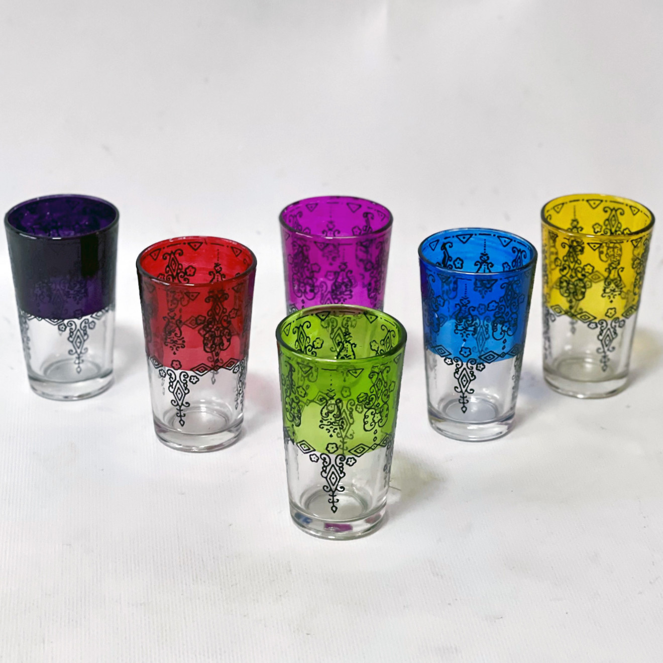 Marokkanische Teegläser "Zina" 6 Stück