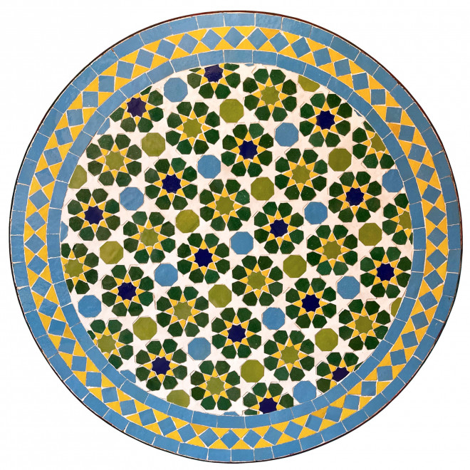 Mosaiktisch rund Ø60 cm multifarbig NOKHA