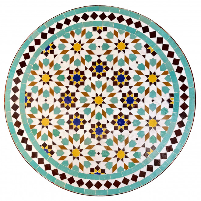 Runder Mosaiktisch ANKABUT-5 Ø60 cm