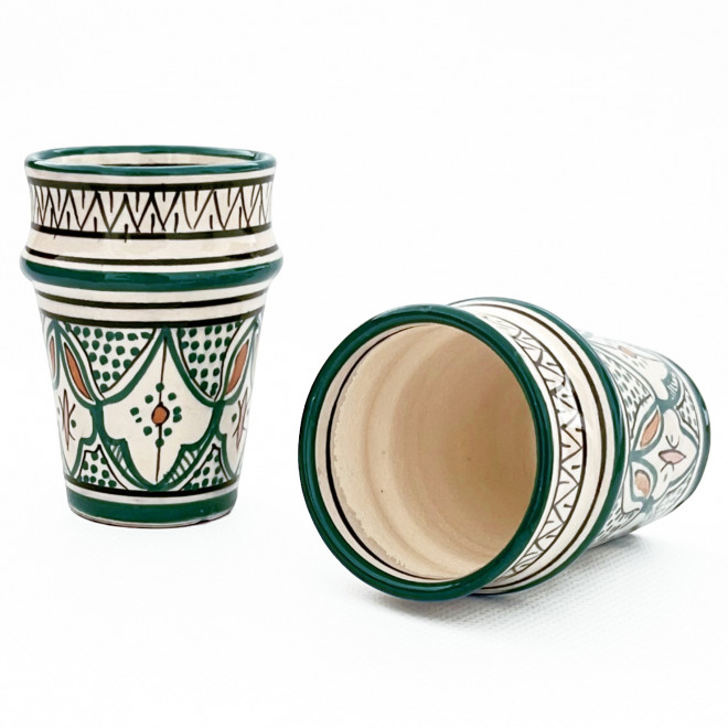 Keramik Becher Bunt 200ml BMK8 grün