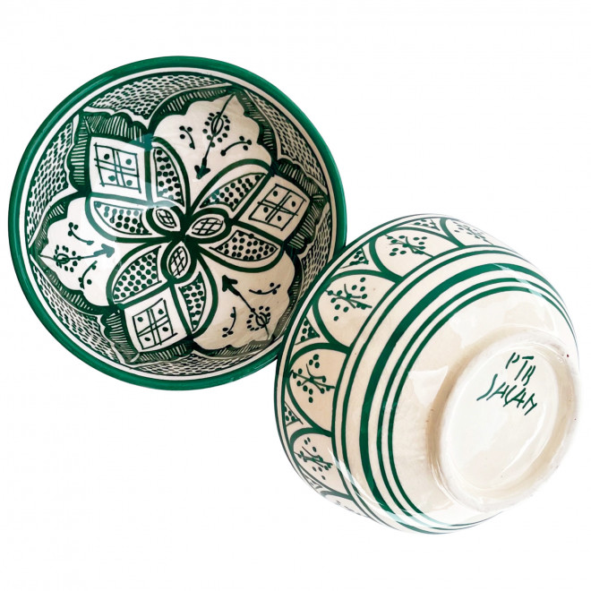 Handbemalte Keramikschale SAFI-17 Ø13cm