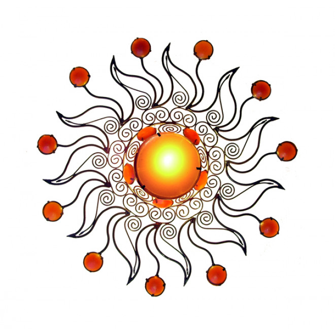 Sonnen-Lampe aus Metall "Soleil-70"