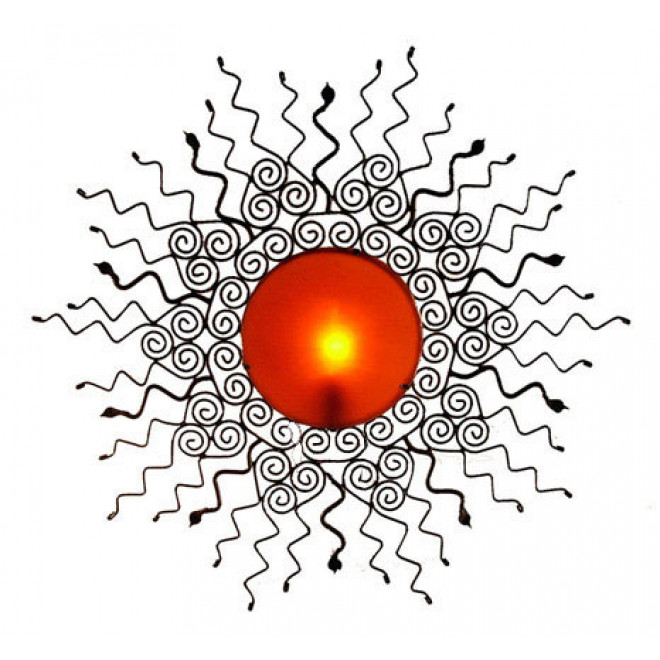 Metall-Wandleuchte aus Marokko "Aarq-65"
