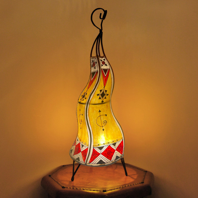Henna-Stehlampe CHEVAL H60cm Multi