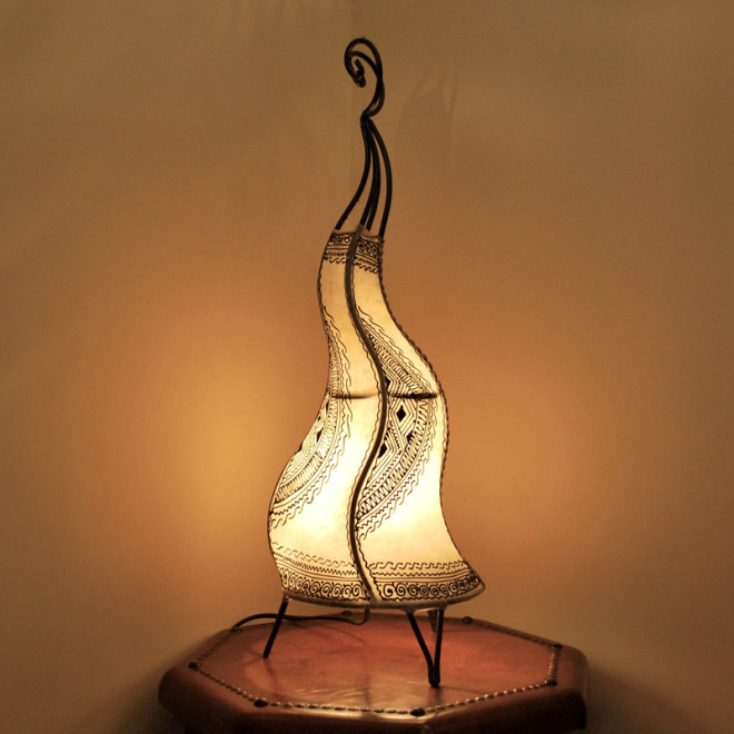 Henna - Stehleuchte CHEVAL H60cm natur