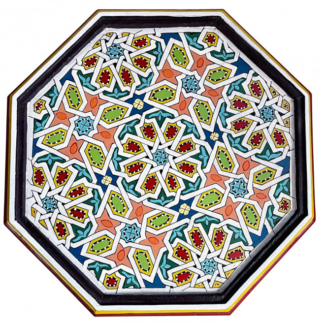 Handbemalter Holztisch Le Beau H60cm