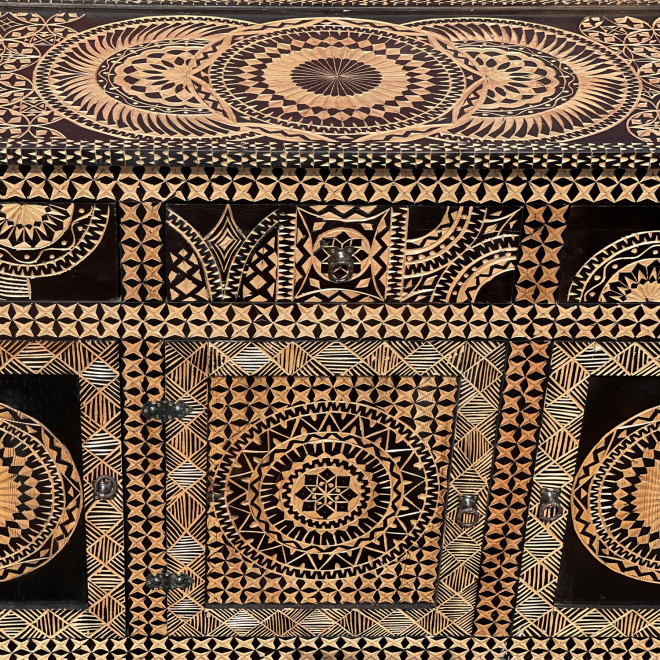 Marokkanisches Sidebord Zedernholz MERZOUGA-2