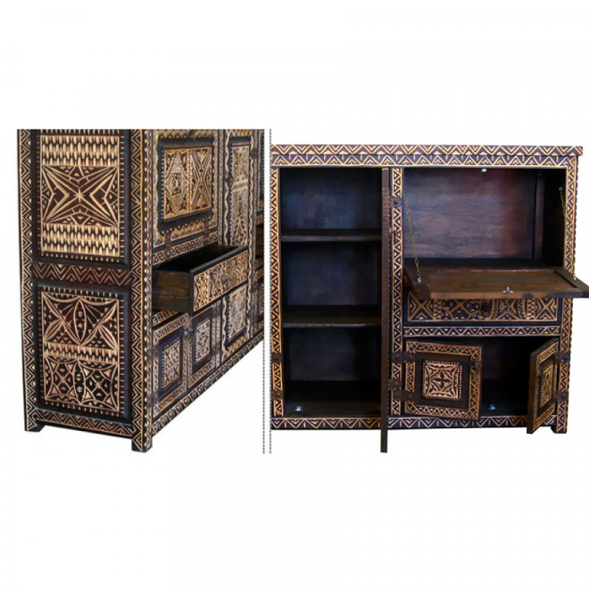 Orientalisches Sideboard MERZOUGA aus Zedernholz