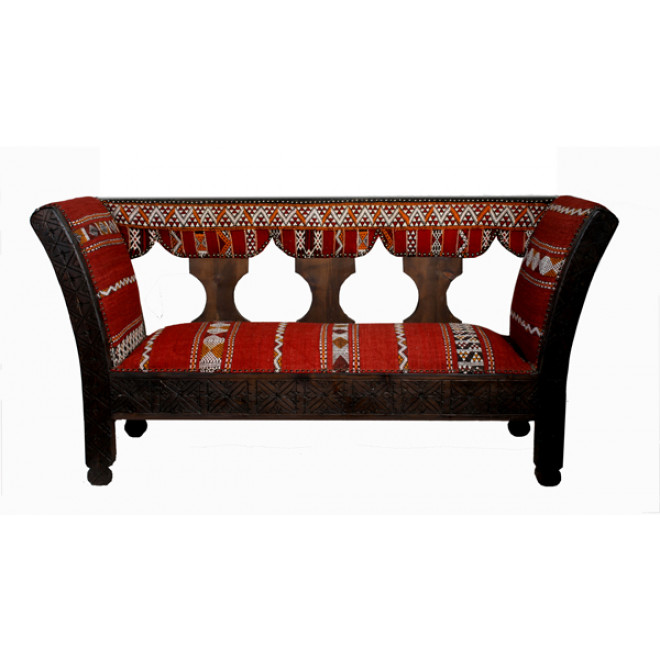 Orient Sofa "kelim2" B160xT52cm, Echter Kilim