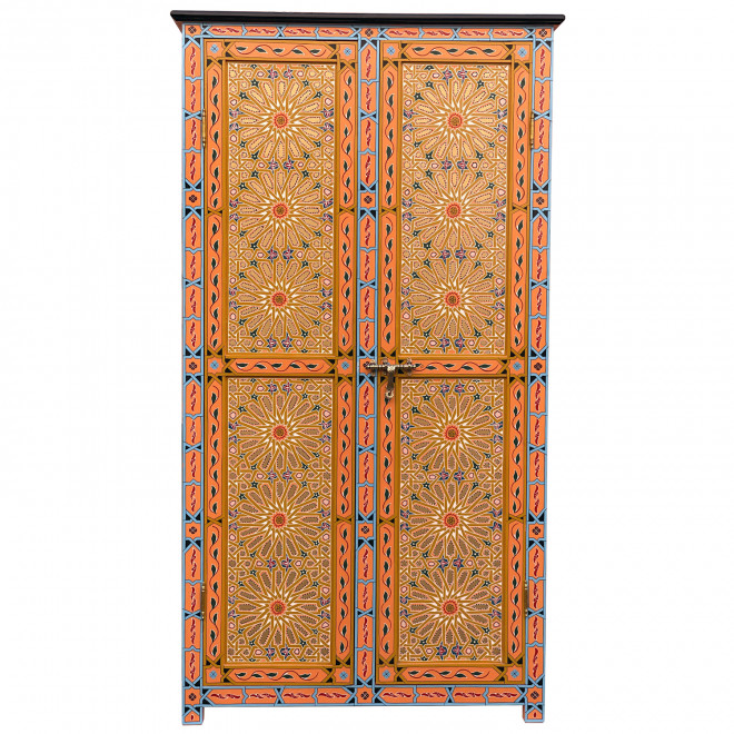 Handbemalter Schrank aus Marokko ARABIA
