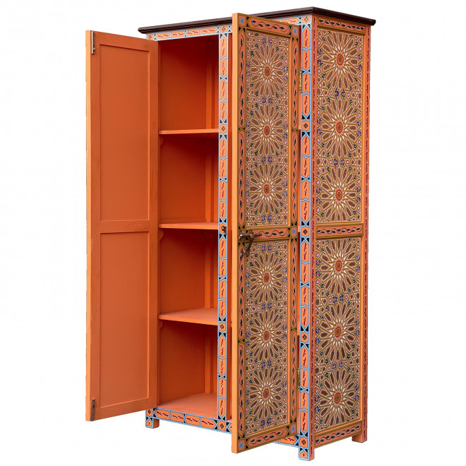 Handbemalter Schrank aus Marokko ARABIA