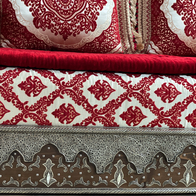 Orientalische Couch MANAL B200xT83cm