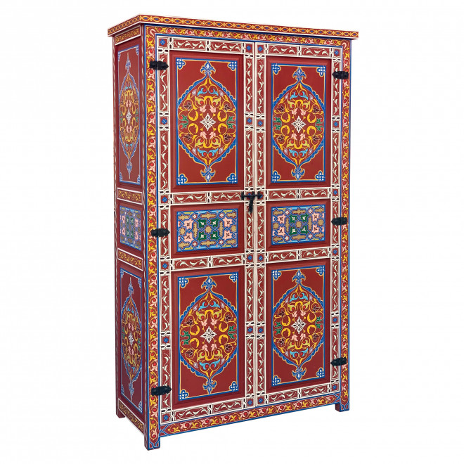 Orientalischer Schrank ALBAHIA Handbemalt