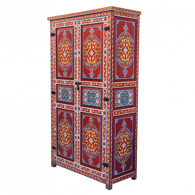 Orientalischer Schrank ALBAHIA Handbemalt
