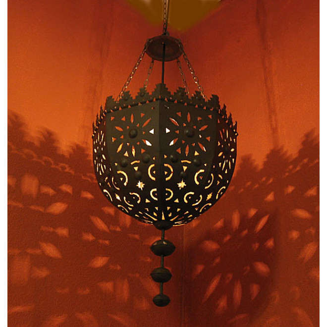 Hängeleuchte "Warda-M" aus massivem Eisen