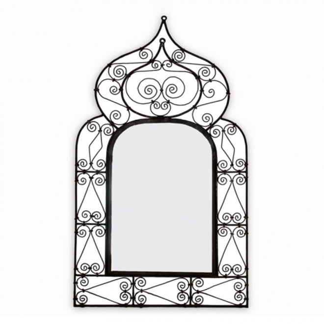 Marokkanischer Spiegel aus Schmiedeeisen KOBA-M H100cm