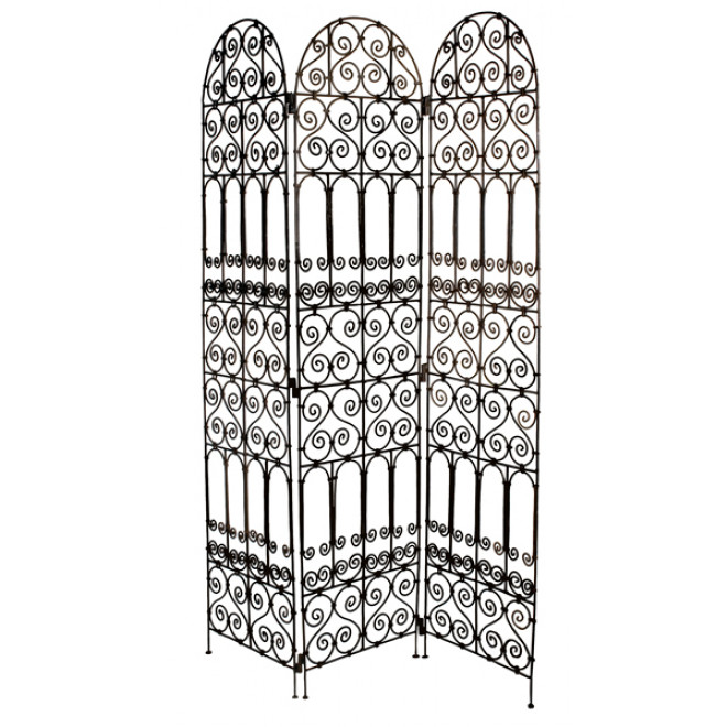 Paravent aus Eisen H180 / B120