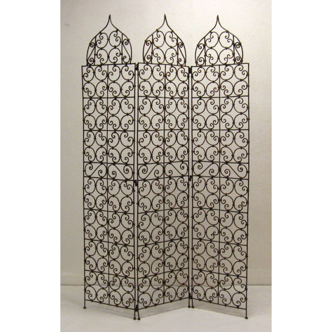 Orientalischer Paravent aus Eisen -koba- H178xB122cm