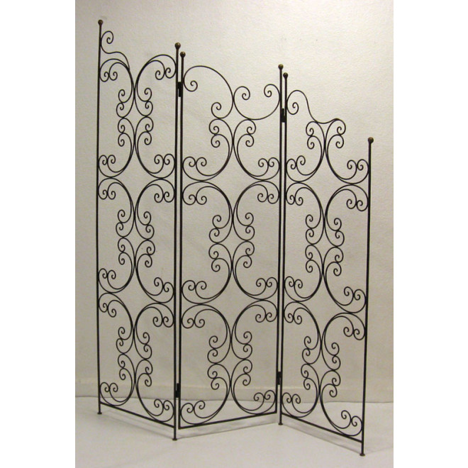 Raumteiler aus Eisen "Villamaroc" H180xB115cm