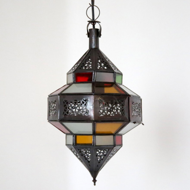 Marokkanische Hängeleuchte "Salma" Multi